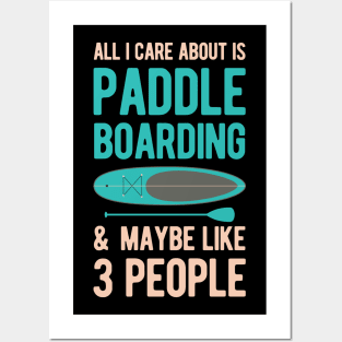 Funny Paddleboarding Gifts Posters and Art